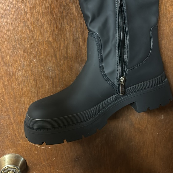 Womens Knee High Boots Thick Bottom Casual Wedding Hiking size 41/ 10.5 - Picture 5 of 14